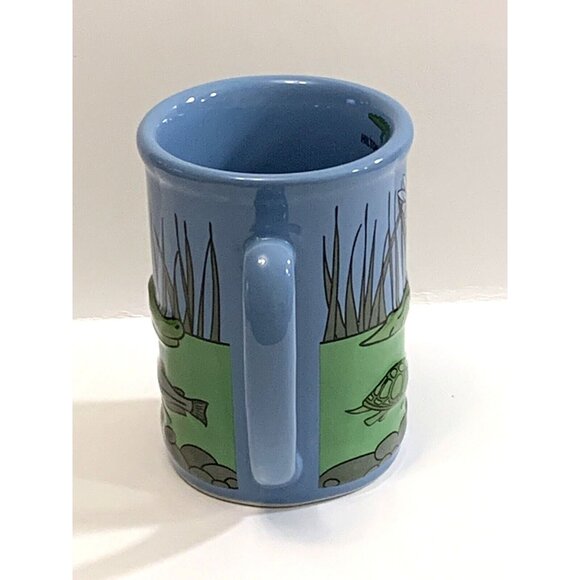 Hilton Head Island Souvenir Mug Cup 3D Turtle Fish Alligator Crocodile Water - Picture 4 of 10